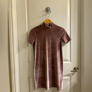 Madewell Mauve Velvet Dress | Size XS | Length 15 3/4”